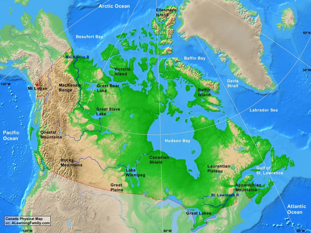 Map Of Canada Mountains Maps Of The World - vrogue.co